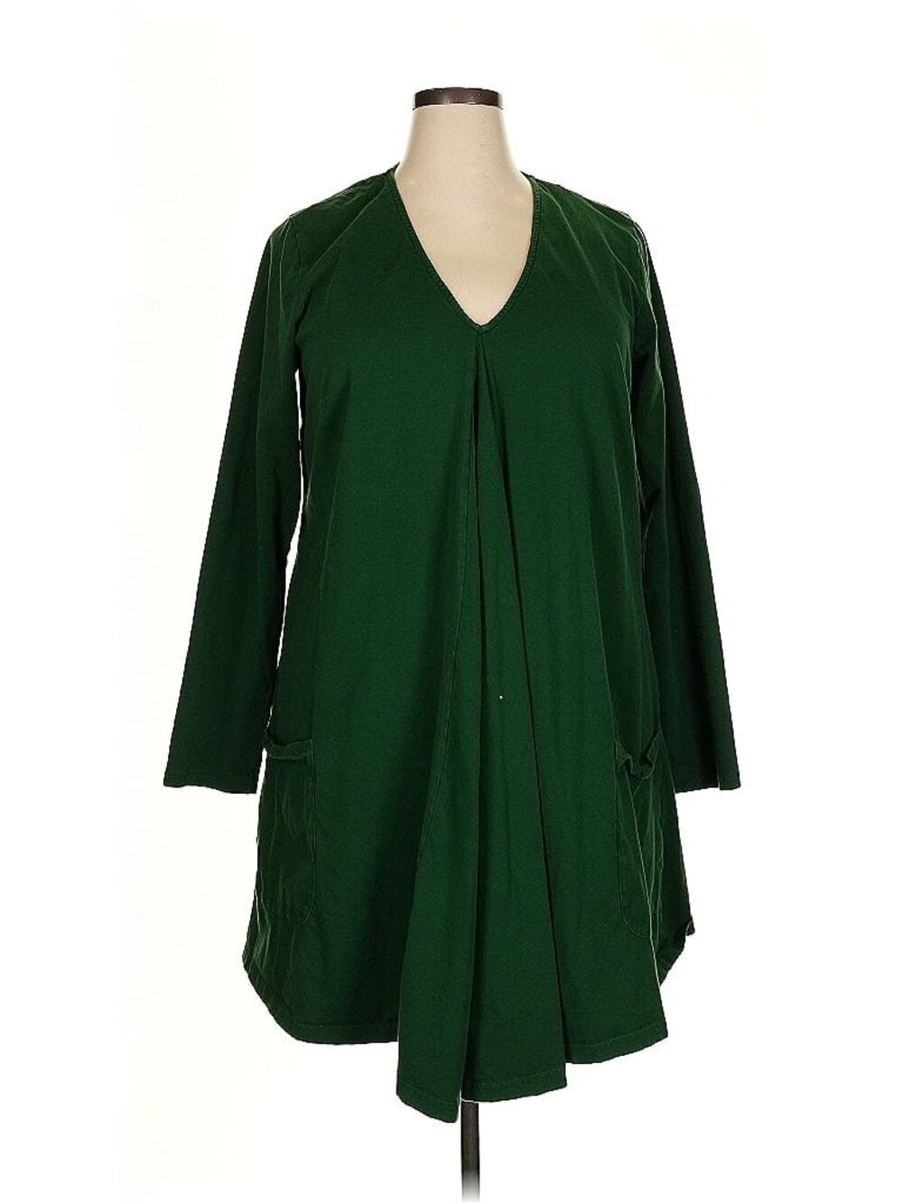 eshakti green long sleeved swing dress size 2x 22w